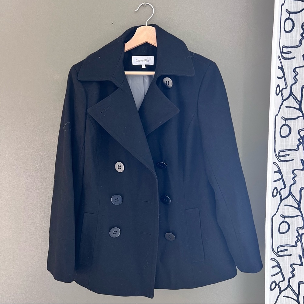 CALVIN KLEIN peacoat